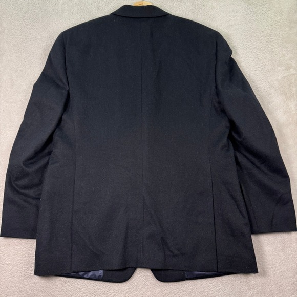 Joseph Abboud Camel Hair Blazer Made in Italy Wool Coat Jacket Mens 44R‎ Preppy - Picture 10 of 12